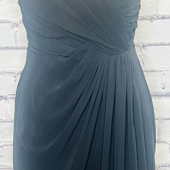 Dressy Collection Womens Black Ruched Sweetheart Neckline Strapless Gown Size 6 - Picture 2 of 7